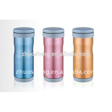 New design double wall Stainless steel vacuum flask with Strainer ZS10-003